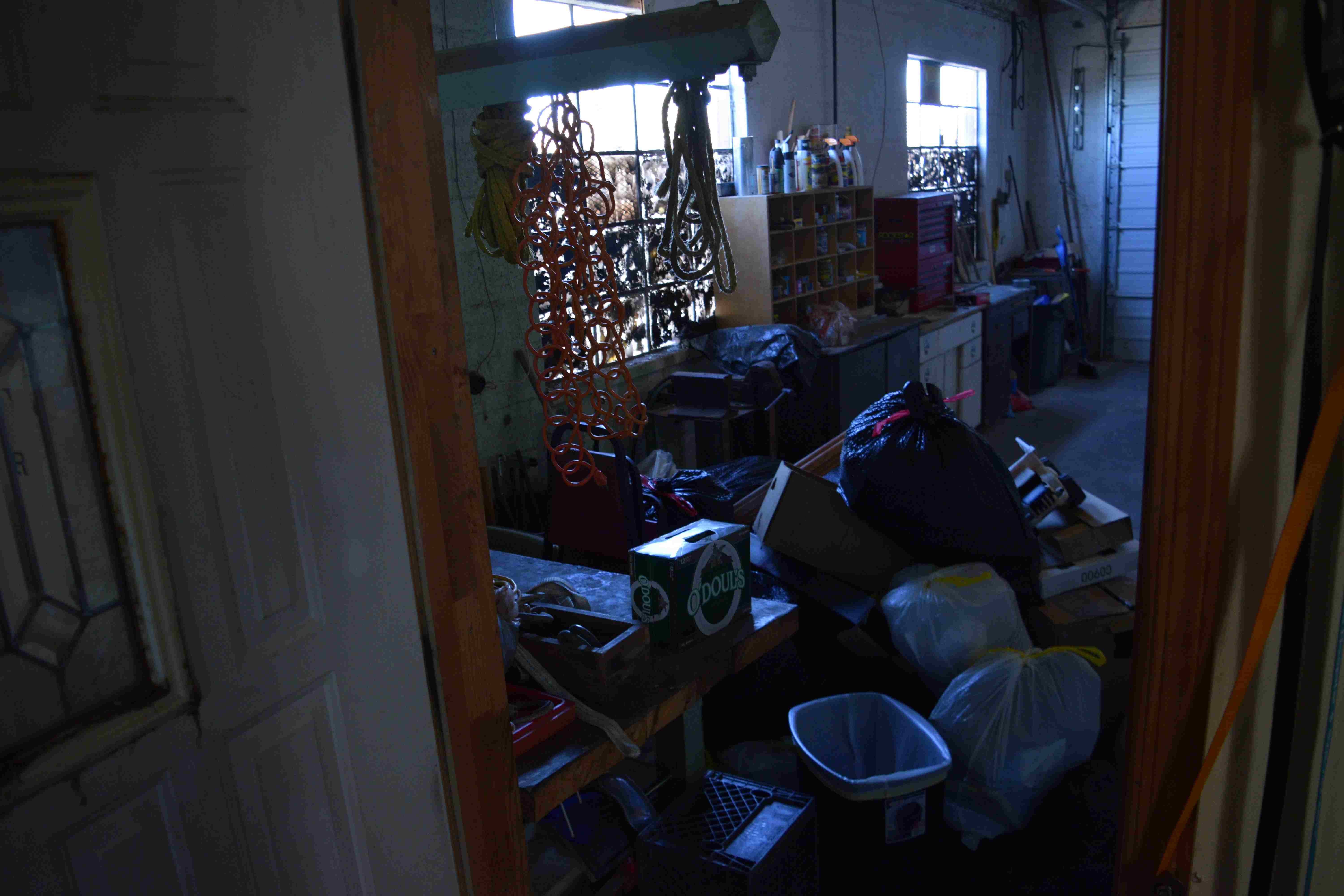 Before cleanout - Historic Route 66 building in Truxton, Arizona - Photo 10