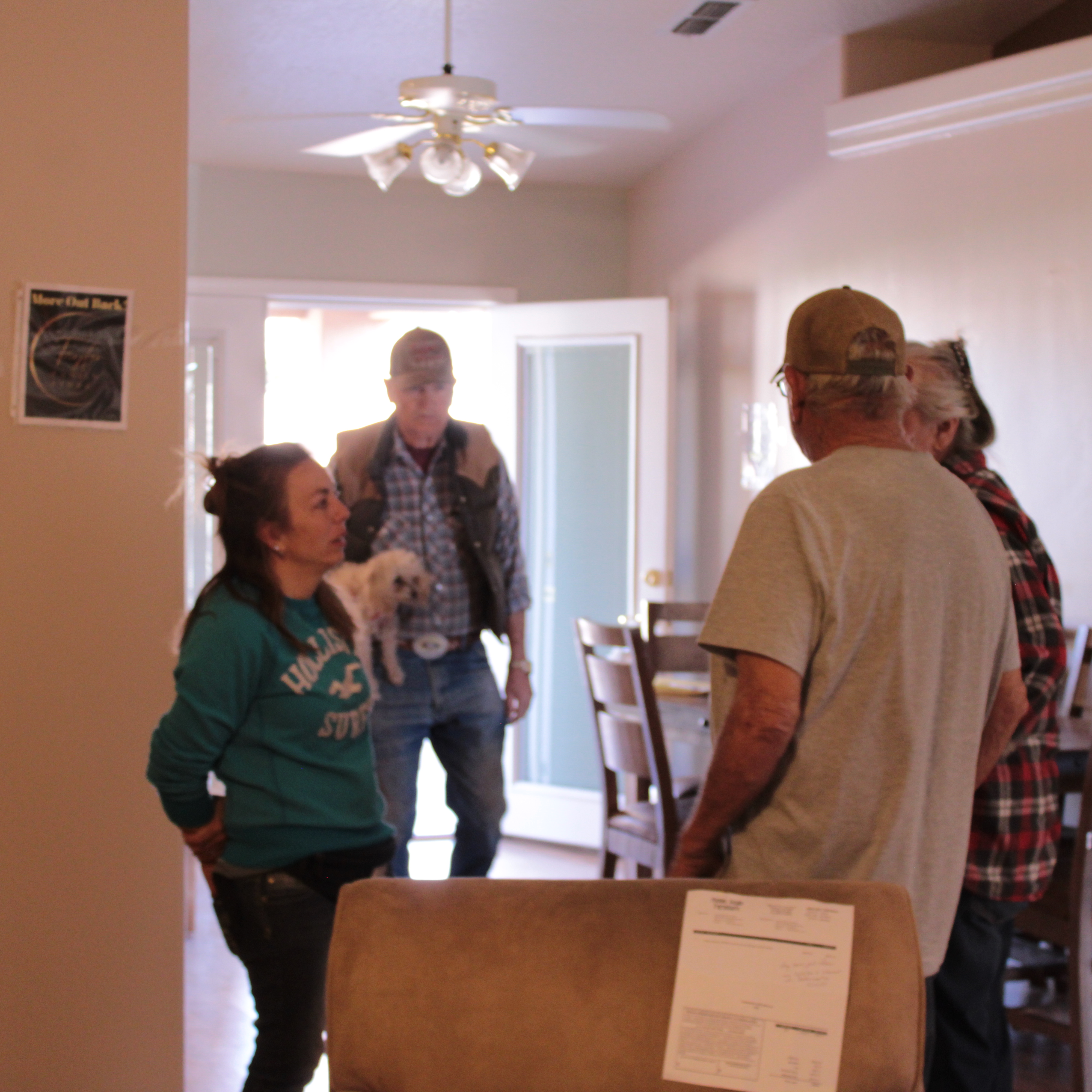 Busy estate sale event in Kingman Arizona neighborhood